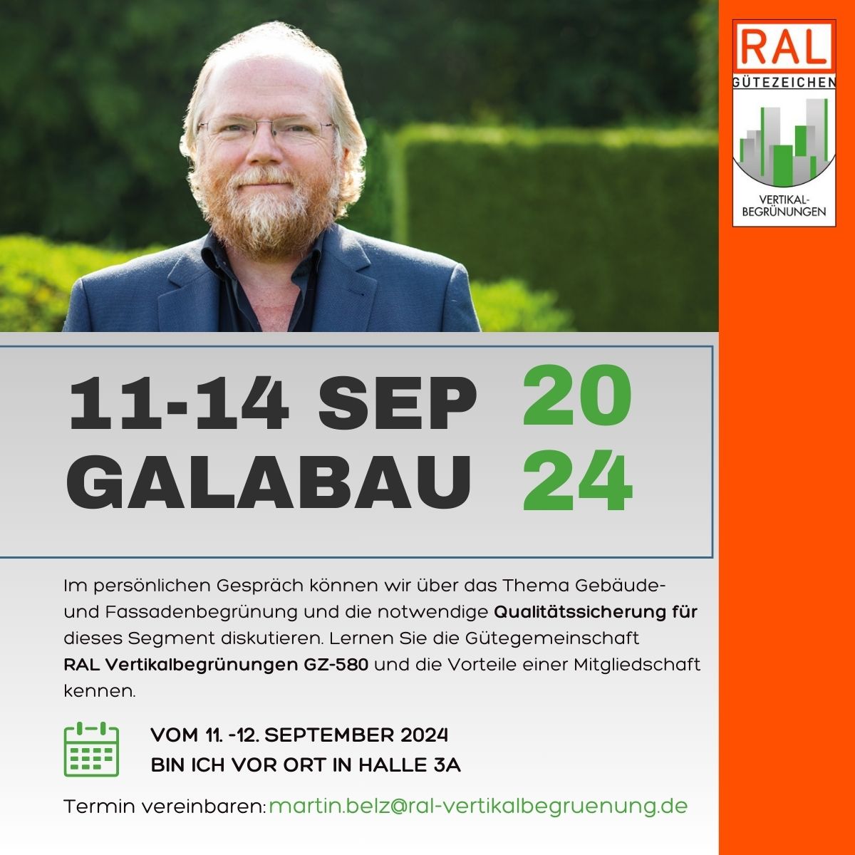 Treffen wir uns auf der GaLaBau 2024 in Nürnberg?